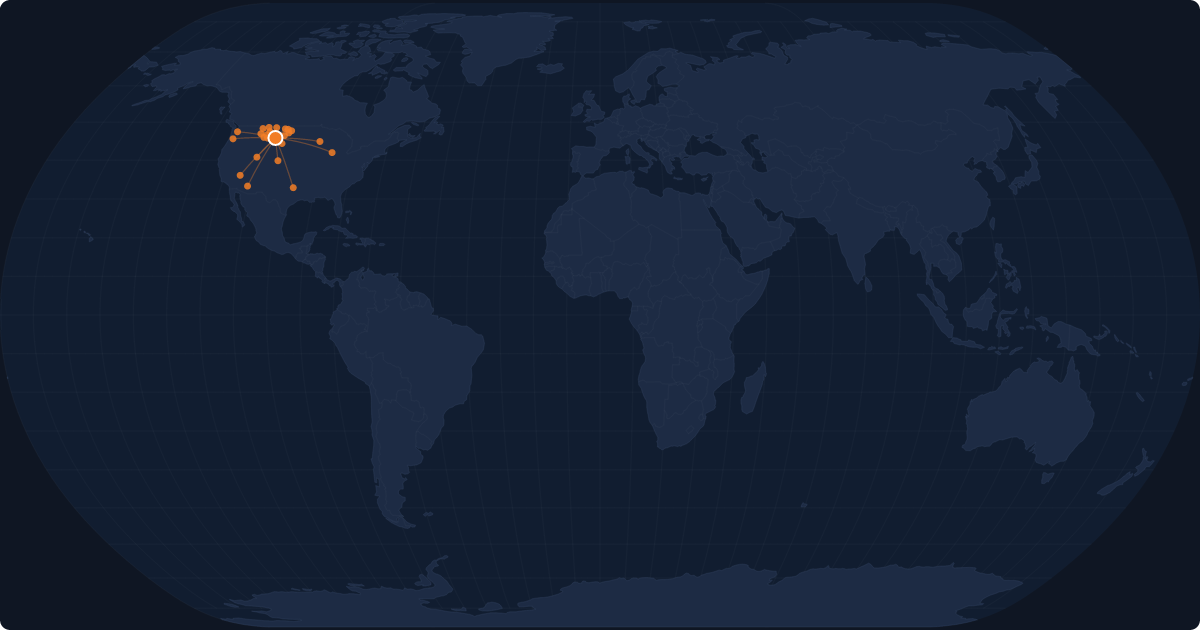 Nonstop route network at Billings (BIL)